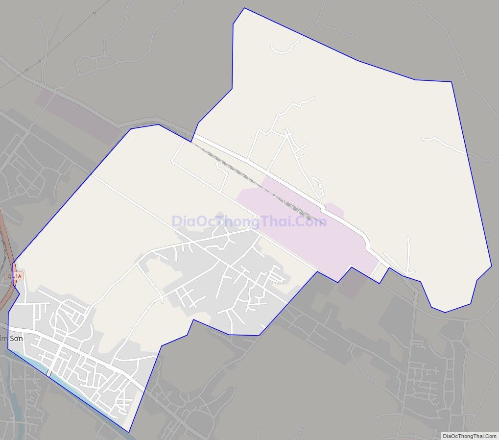 Bản đồ giao thông phường Ba Đình, thị xã Bỉm Sơn