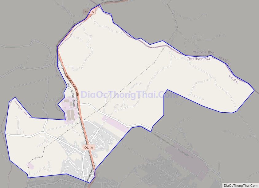 Bản đồ giao thông phường Bắc Sơn, thị xã Bỉm Sơn