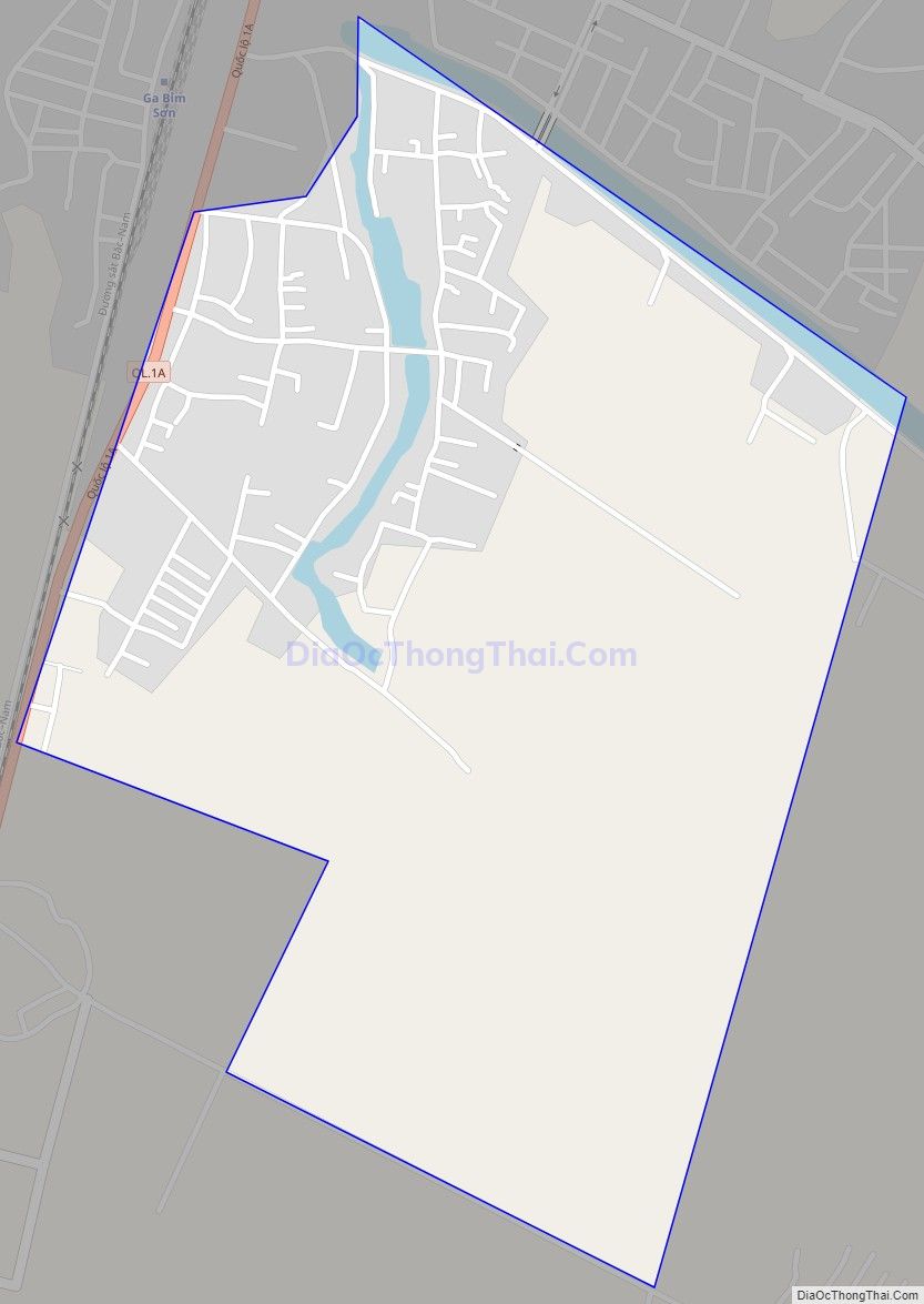 Bản đồ giao thông phường Phú Sơn, thị xã Bỉm Sơn