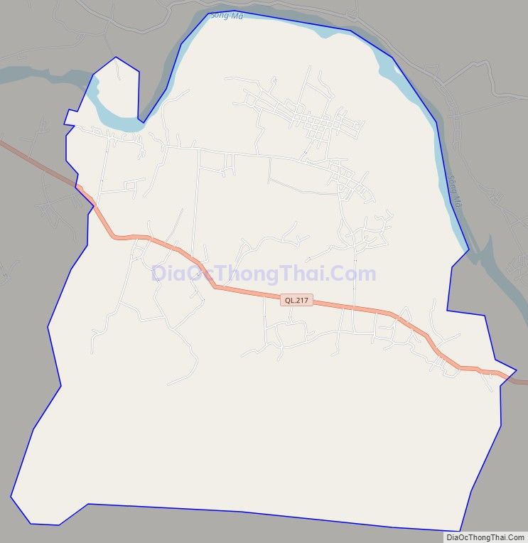 Bản đồ giao thông xã Cẩm Bình, huyện Cẩm Thủy