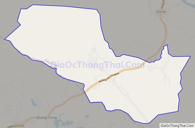 Bản đồ giao thông xã Cẩm Châu, huyện Cẩm Thủy