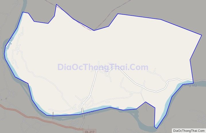 Bản đồ giao thông xã Cẩm Lương, huyện Cẩm Thủy