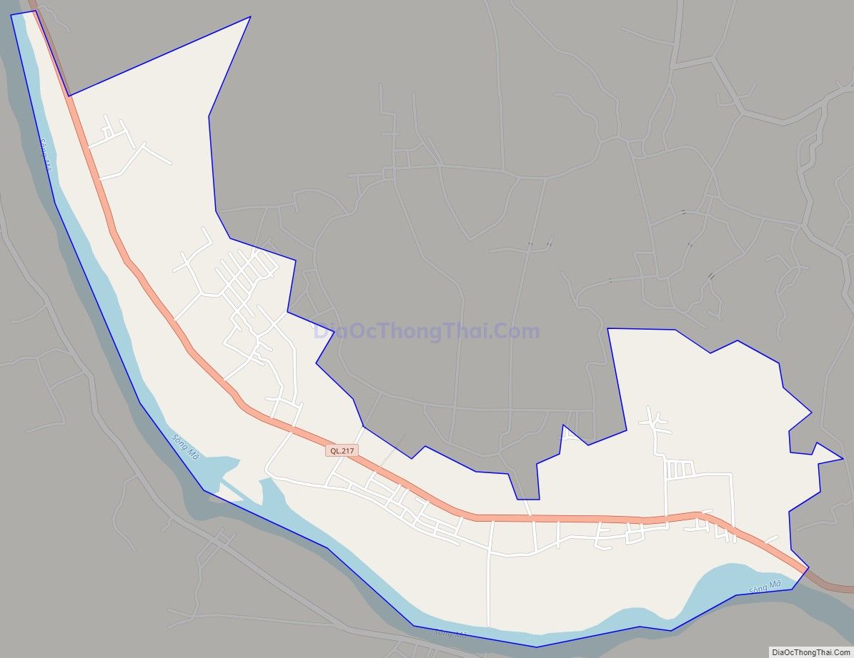 Bản đồ giao thông xã Cẩm Tân, huyện Cẩm Thủy