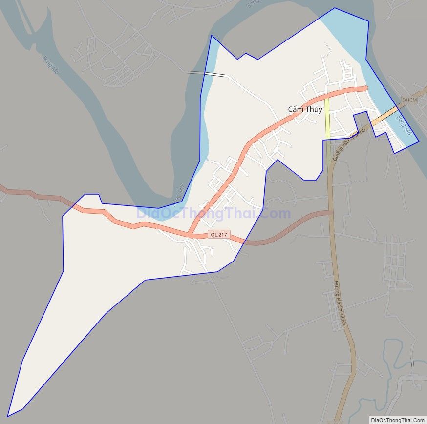 Bản đồ giao thông Thị trấn Cẩm Thủy (cũ), huyện Cẩm Thủy