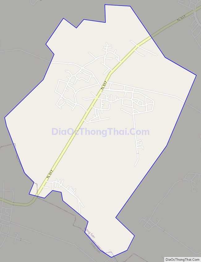 Bản đồ giao thông xã Đông Yên, huyện Đông Sơn