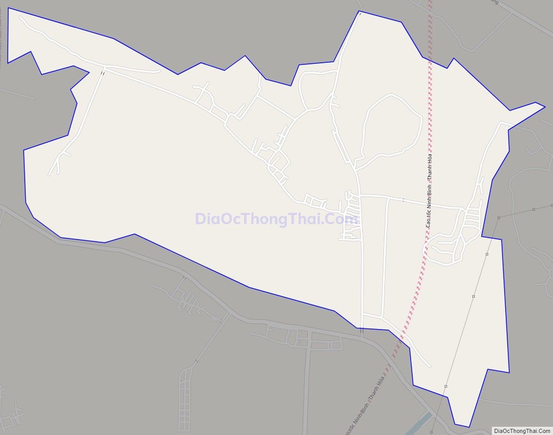 Bản đồ giao thông xã Hà Giang, huyện Hà Trung