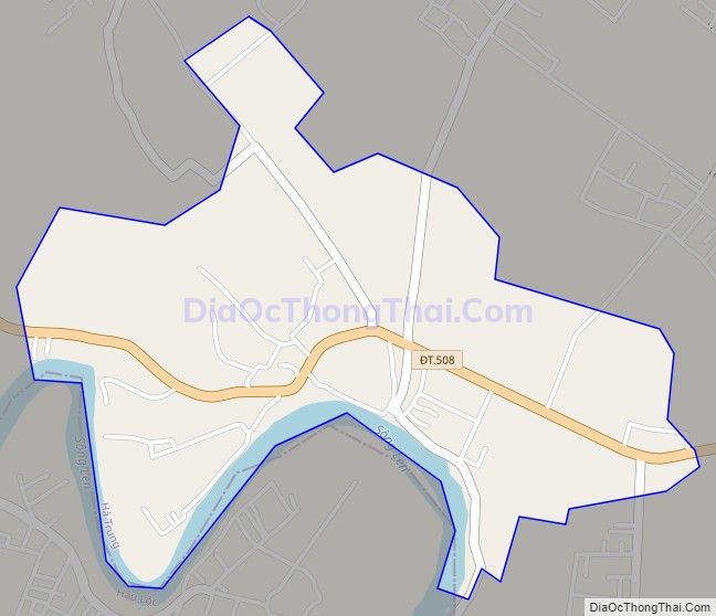 Bản đồ giao thông xã Hà Phú (cũ), huyện Hà Trung