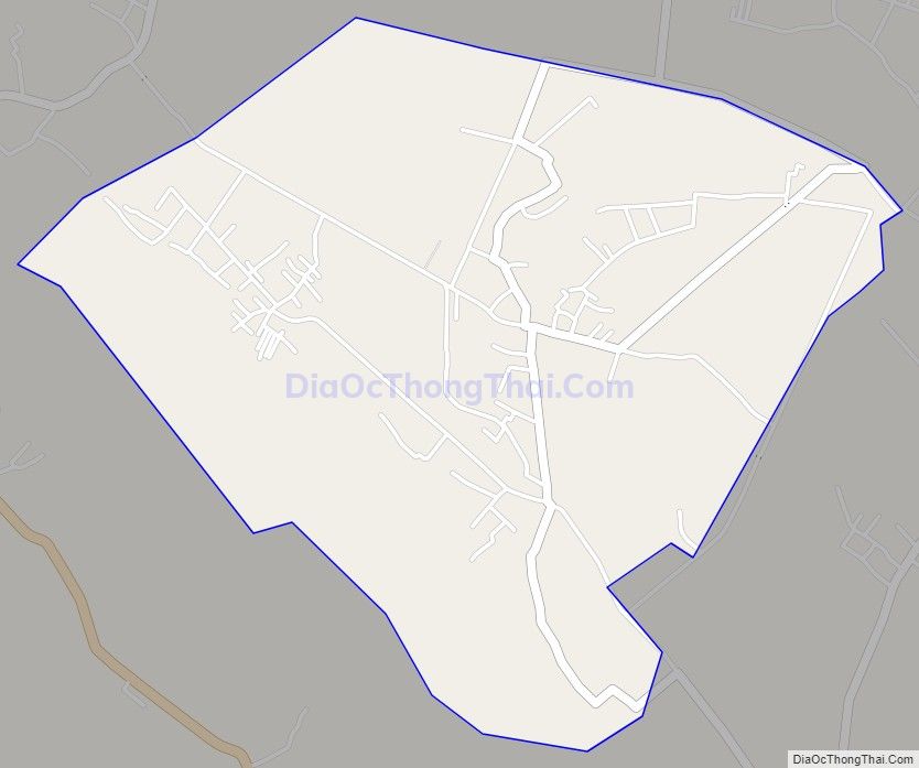 Bản đồ giao thông xã Hà Thái, huyện Hà Trung
