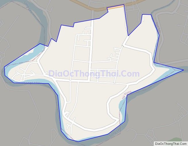 Bản đồ giao thông xã Hà Toại (cũ), huyện Hà Trung
