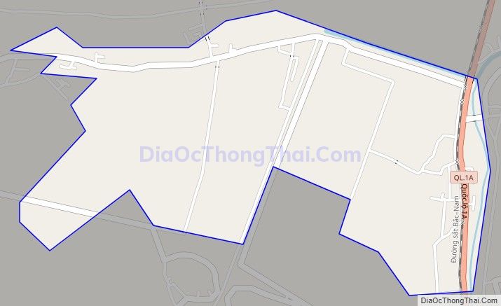Bản đồ giao thông xã Hà Yên (cũ), huyện Hà Trung