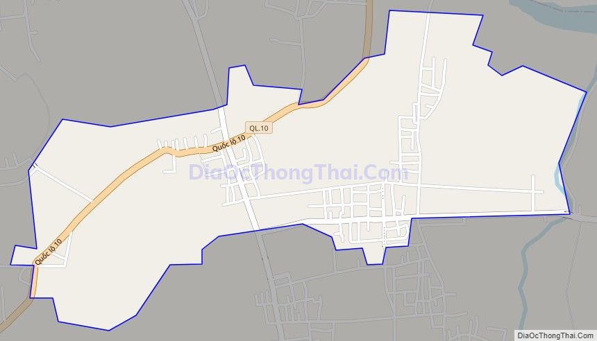 Bản đồ giao thông xã Hoa Lộc, huyện Hậu Lộc