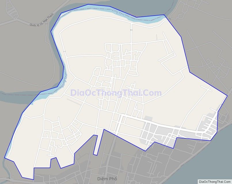 Bản đồ giao thông xã Hưng Lộc, huyện Hậu Lộc