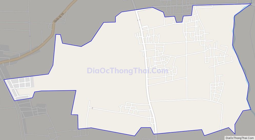 Bản đồ giao thông xã Phú Lộc, huyện Hậu Lộc