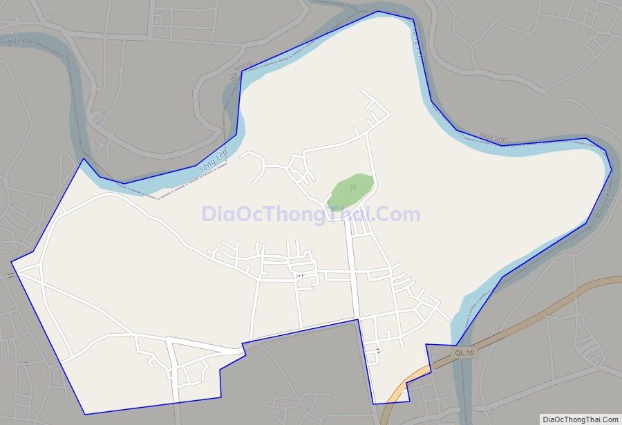 Bản đồ giao thông xã Quang Lộc, huyện Hậu Lộc