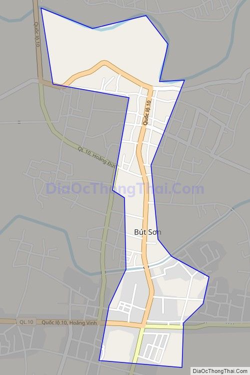 Bản đồ giao thông Thị trấn Bút Sơn, huyện Hoằng Hóa