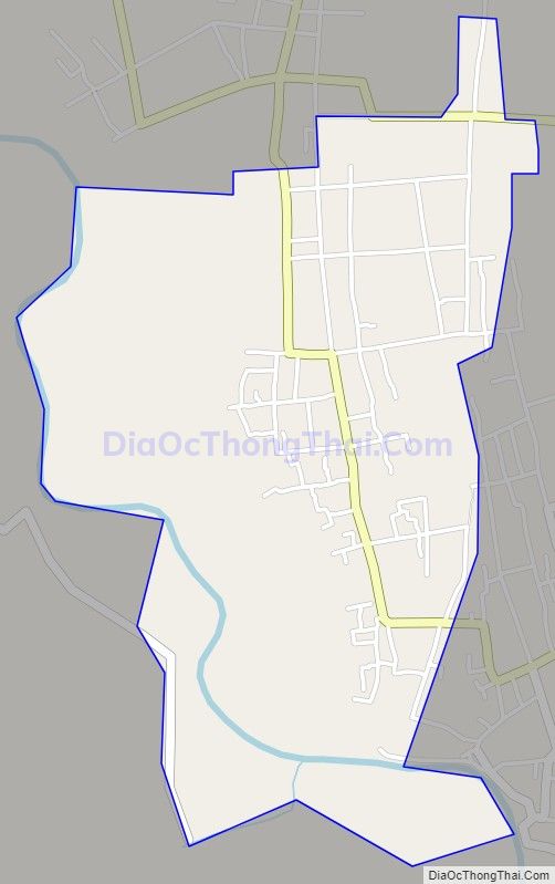Bản đồ giao thông xã Hoằng Đông, huyện Hoằng Hóa