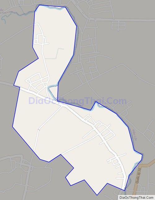 Bản đồ giao thông xã Hoằng Lương (cũ), huyện Hoằng Hóa