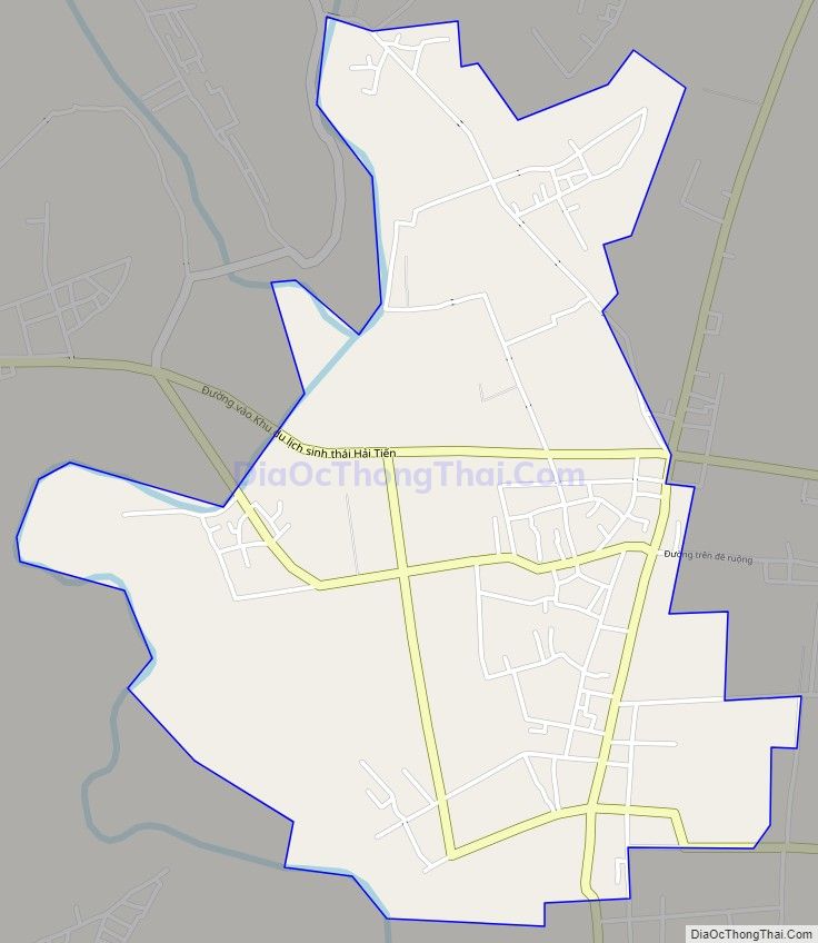 Bản đồ giao thông xã Hoằng Ngọc, huyện Hoằng Hóa