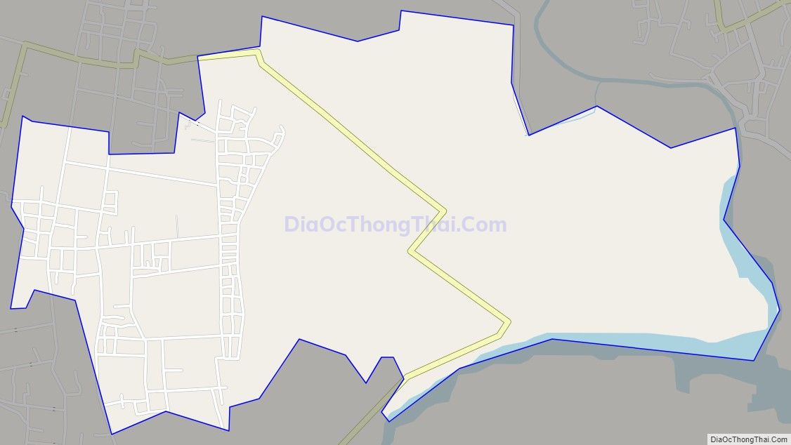 Bản đồ giao thông xã Hoằng Phong, huyện Hoằng Hóa