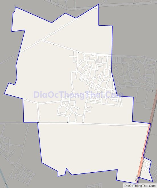 Bản đồ giao thông xã Hoằng Phú, huyện Hoằng Hóa