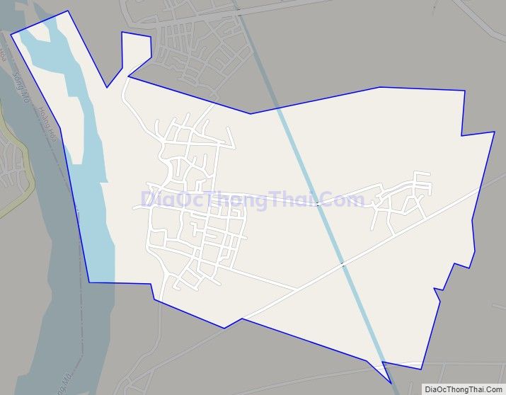 Bản đồ giao thông xã Hoằng Phượng, huyện Hoằng Hóa