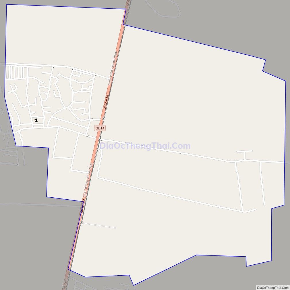 Bản đồ giao thông xã Hoằng Quý, huyện Hoằng Hóa