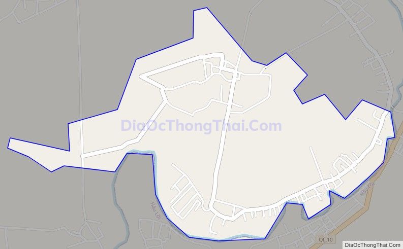 Bản đồ giao thông xã Hoằng Sơn, huyện Hoằng Hóa