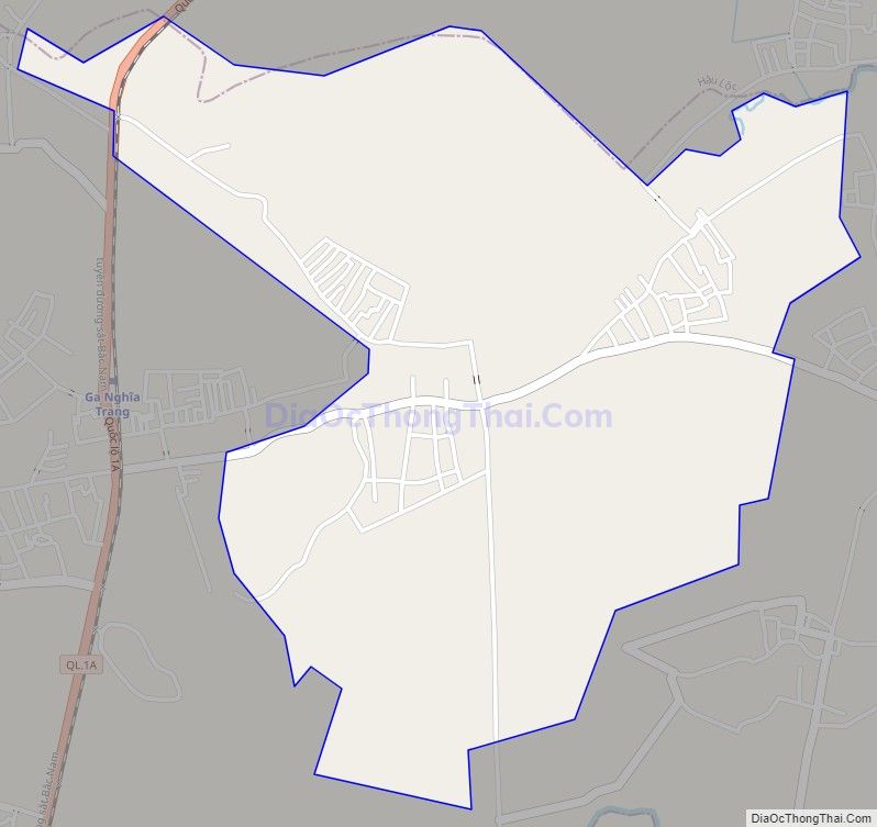 Bản đồ giao thông xã Hoằng Trinh, huyện Hoằng Hóa