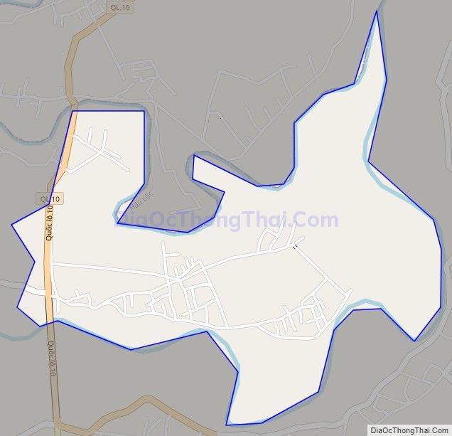 Bản đồ giao thông xã Hoằng Xuyên, huyện Hoằng Hóa