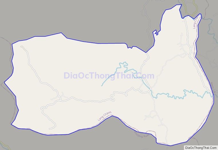 Bản đồ giao thông xã Giao Thiện, huyện Lang Chánh
