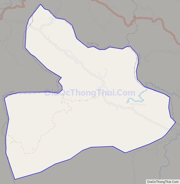 Bản đồ giao thông xã Lâm Phú, huyện Lang Chánh