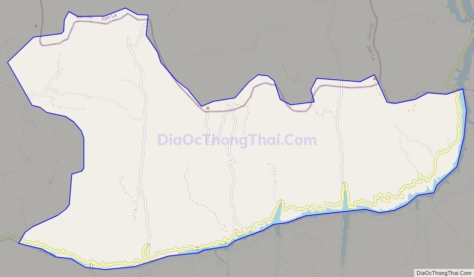 Bản đồ giao thông xã Mường Lý, huyện Mường Lát