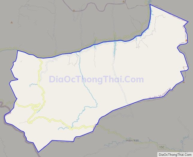 Bản đồ giao thông xã Trung Lý, huyện Mường Lát