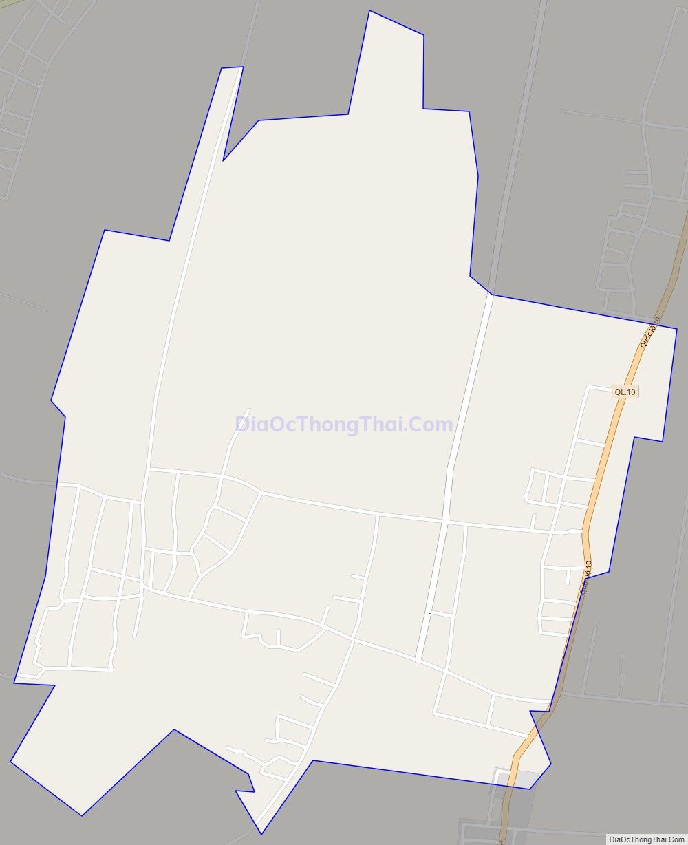 Bản đồ giao thông xã Nga Nhân (cũ), huyện Nga Sơn