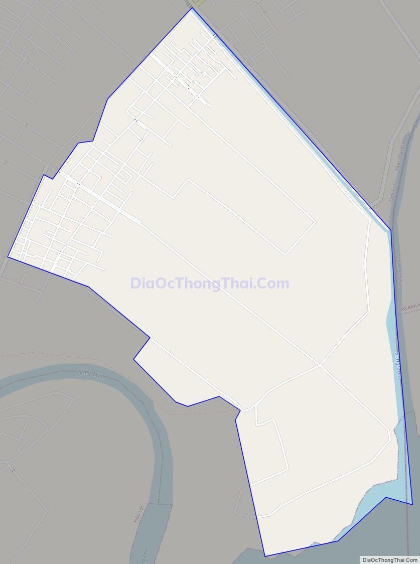 Bản đồ giao thông xã Nga Tân, huyện Nga Sơn