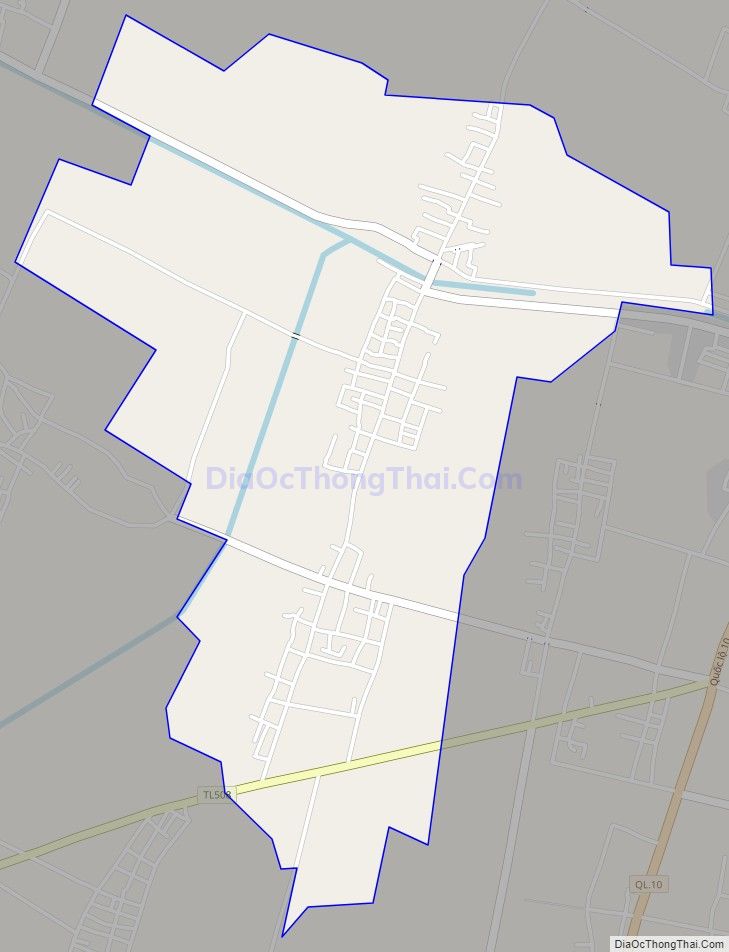 Bản đồ giao thông xã Nga Văn, huyện Nga Sơn
