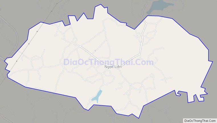 Bản đồ giao thông xã Ngọc Liên, huyện Ngọc Lặc