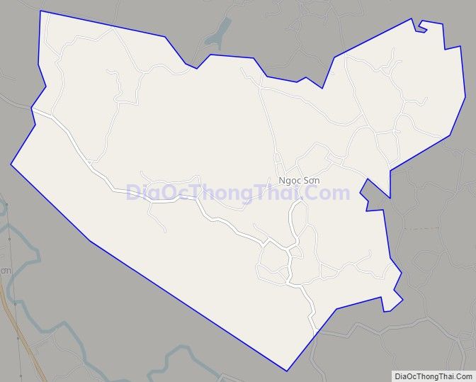 Bản đồ giao thông xã Ngọc Sơn, huyện Ngọc Lặc