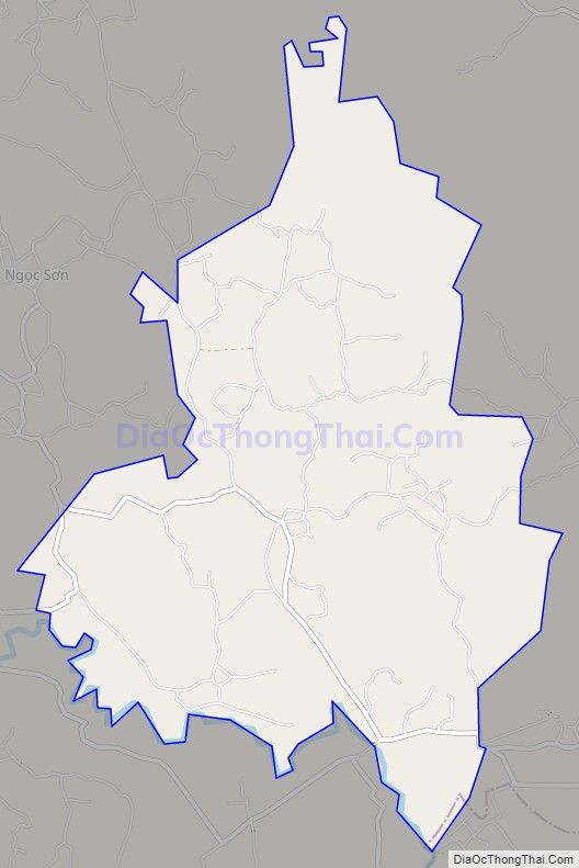 Bản đồ giao thông xã Ngọc Trung, huyện Ngọc Lặc