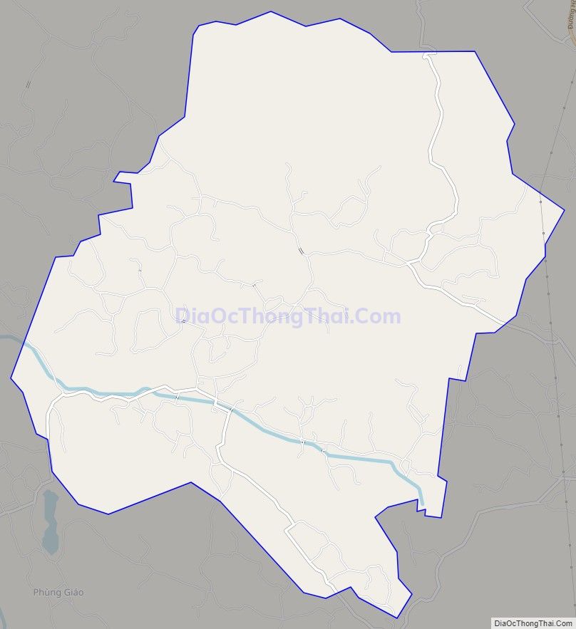 Bản đồ giao thông xã Nguyệt Ấn, huyện Ngọc Lặc