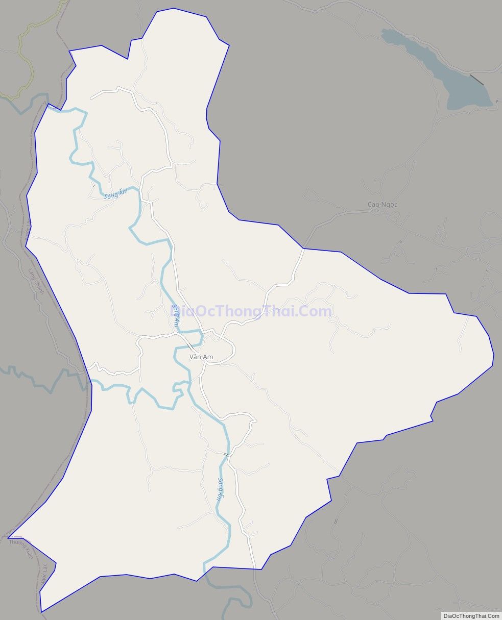 Bản đồ giao thông xã Vân Am, huyện Ngọc Lặc