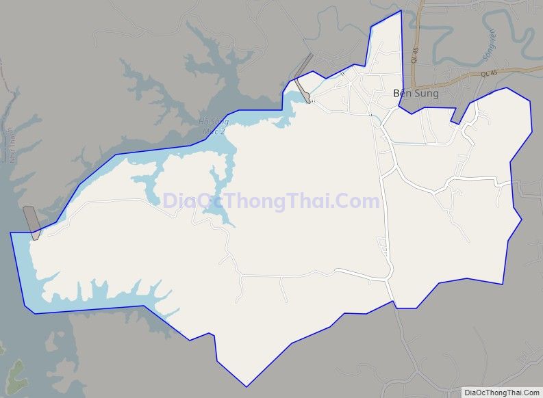 Bản đồ giao thông xã Hải Vân (cũ), huyện Như Thanh