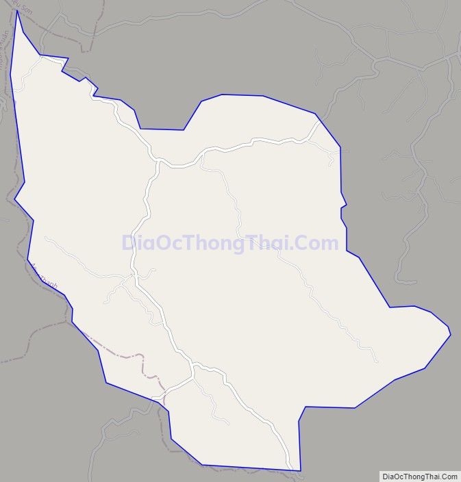 Bản đồ giao thông xã Xuân Thọ (cũ), huyện Như Thanh