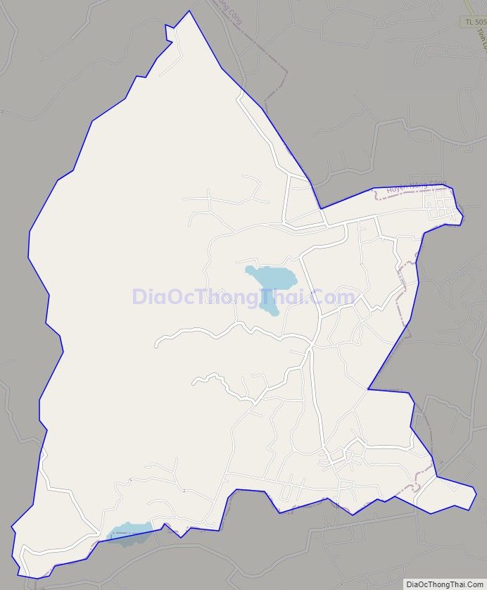 Bản đồ giao thông xã Yên Lạc, huyện Như Thanh