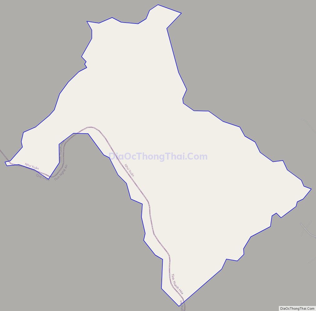 Bản đồ giao thông xã Thanh Phong, huyện Như Xuân