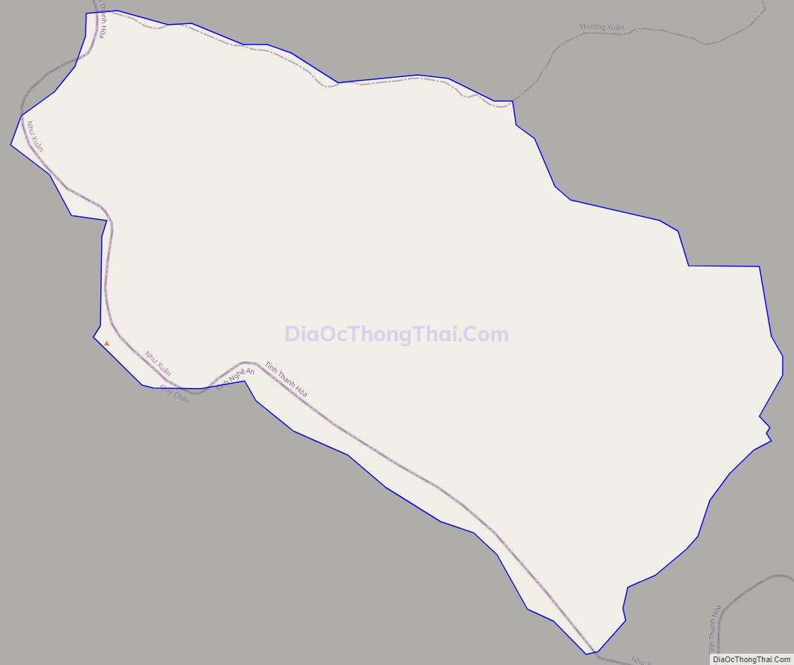 Bản đồ giao thông xã Thanh Quân, huyện Như Xuân