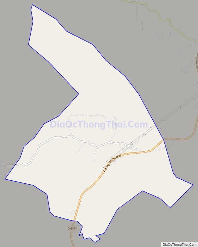 Bản đồ giao thông xã Xuân Quỳ (cũ), huyện Như Xuân