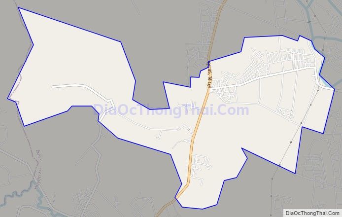 Bản đồ giao thông xã Tế Lợi, huyện Nông Cống