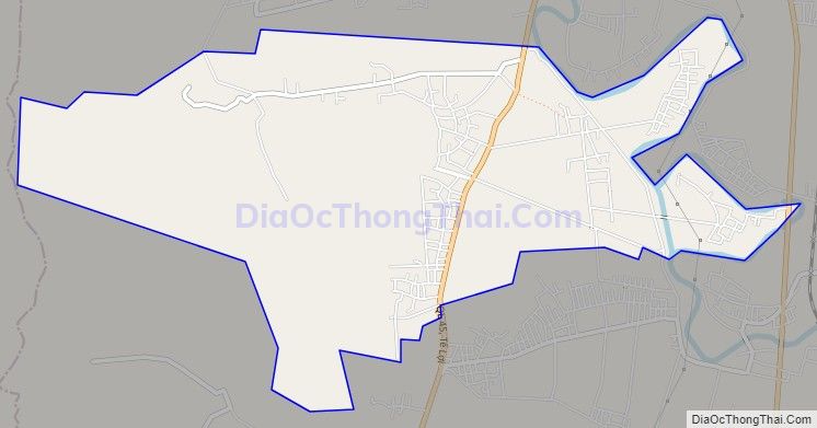 Bản đồ giao thông xã Tế Thắng, huyện Nông Cống