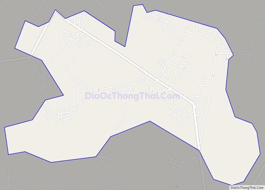 Bản đồ giao thông xã Trường Sơn, huyện Nông Cống